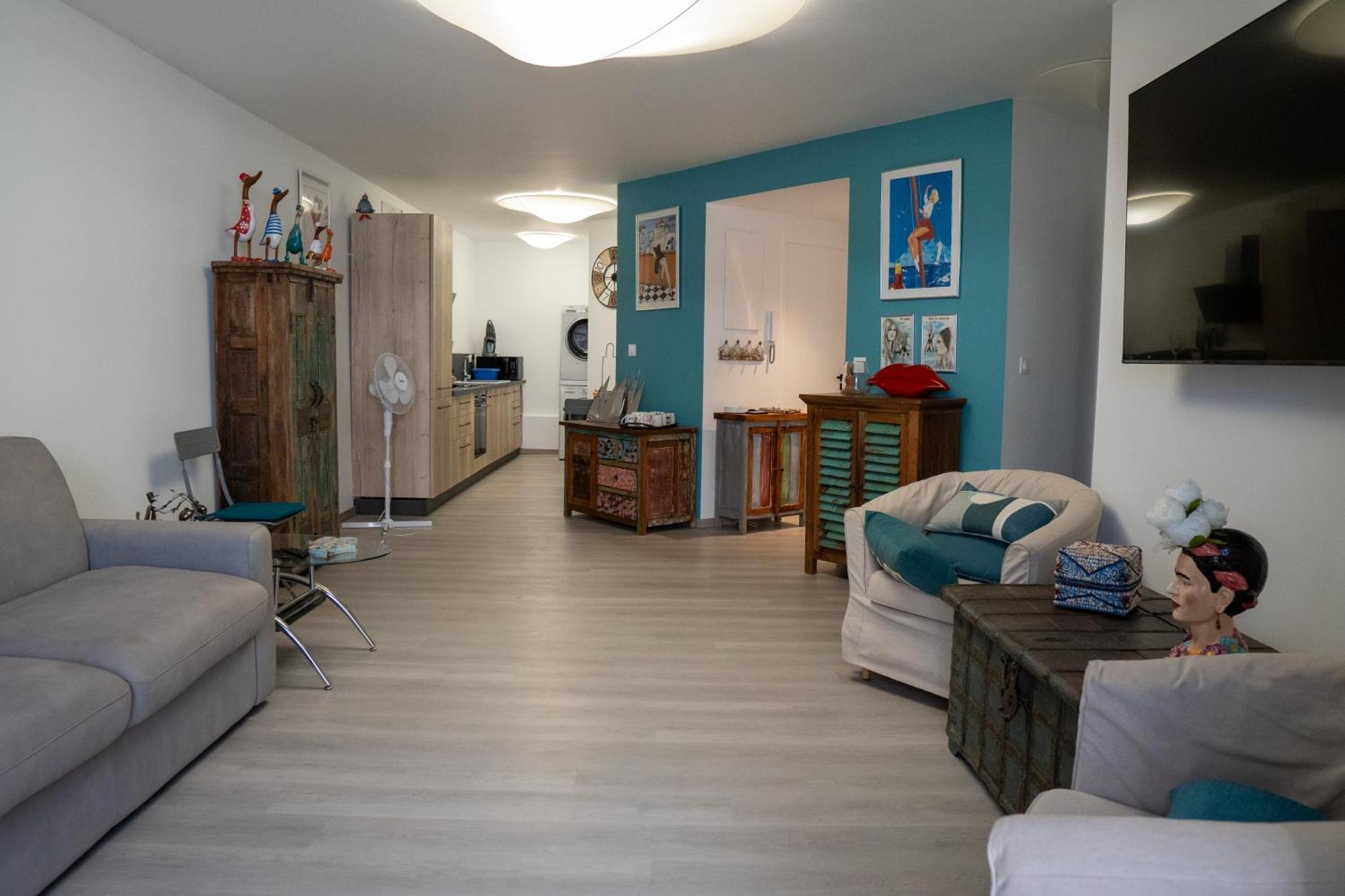T2! 3 Ou 4 Personnes Centre Ville Neuf Avec Garage 사나리쉬르메르 외부 사진